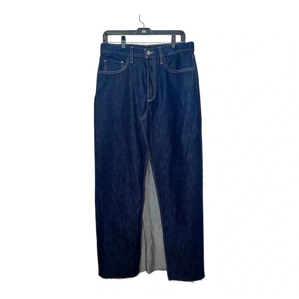 FAVORITE DAUGHTER The Sunny Low Slung A line Maxi Denim Skirt Size 26 NWT